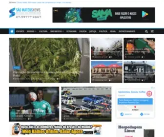 Saomateusnews.com.br(Notícias de São Mateus) Screenshot