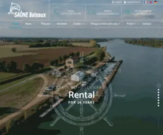 Saone-Bateaux.com(Des inoubliables vacances sur l'eau) Screenshot