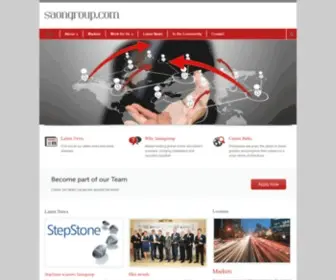 Saongroup.com(Online Recruitment Company) Screenshot