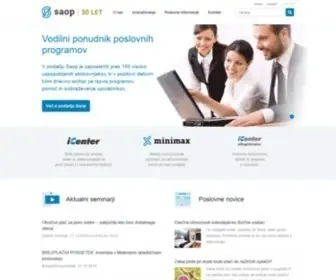 Saop.si(Zmogljiva ERP programska rešitev) Screenshot