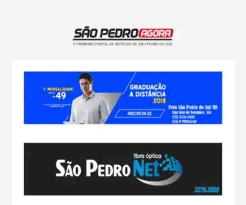Saopedroagora.com.br(Saopedroagora) Screenshot