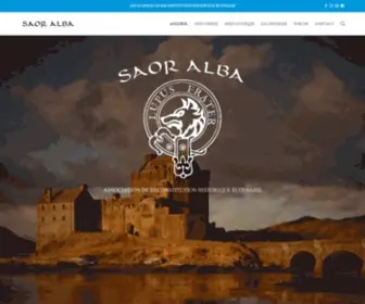 Saor-Alba.fr(Bienvenue sur le site de Saor Alba) Screenshot