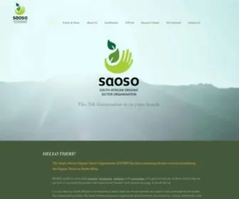 Saoso.org(Agroecology) Screenshot