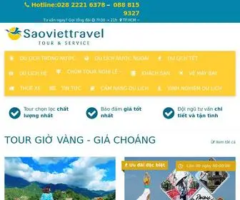 Saoviettravel.com.vn(Công ty Du Lịch SaoViettravel) Screenshot