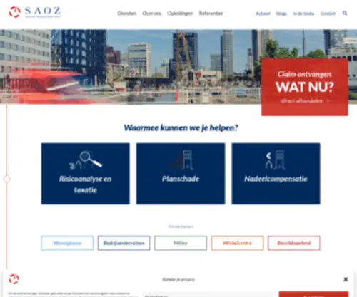 Saoz.nl(SAOZ Adviseur in onroerende zaken) Screenshot