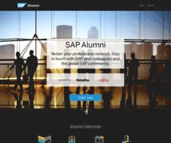 Sap-Alumni.com(SAP Alumni Network) Screenshot