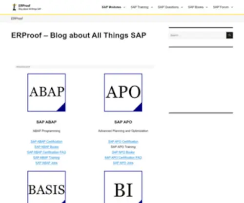 Sap-Certification.info(Blog about All Things SAP) Screenshot