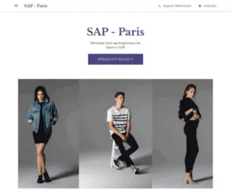 Sap-Paris.fr(Retrouvez nous sap) Screenshot