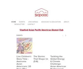 Sapaac.org(Stanford Asian Pacific American Alumni Club) Screenshot