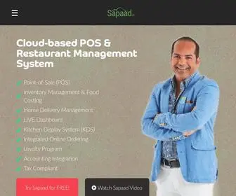 Sapaad.com(Get more revenue for your restaurant with Sapaad) Screenshot
