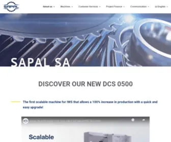 Sapal.ch(International leader in food packaging) Screenshot