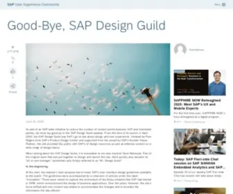 Sapdesignguild.org(SAP Design Guild) Screenshot