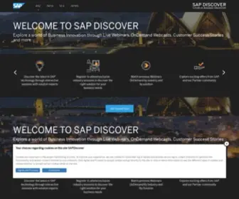 Sapdiscover.com(SAP Discover Region Selection) Screenshot