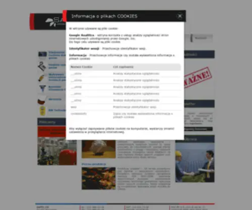 Sapel.pl(Systemy detekcji gazu) Screenshot