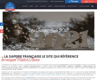 Saperiefrancaise.fr(L'annuaire du Made in France) Screenshot