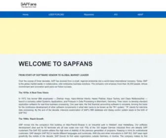 Sapfans.com(SAP) Screenshot
