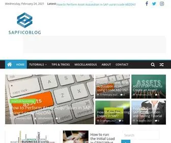 Sapficoblog.com(SAP FICO BLOG) Screenshot