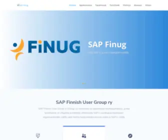 Sapfinug.fi(SAP Finnish User Group ry on itsenäinen ja riippumaton SAP) Screenshot