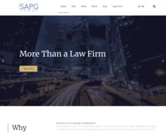Sapglegal.com(SAPG Legal) Screenshot