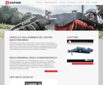Saphir-Maschinenbau.de(SAPHIR Maschinenbau) Screenshot