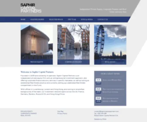 Saphircapitalpartners.com(Web Server's Default Page) Screenshot