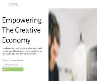 Sapiasource.com(Wholesale Marketplace) Screenshot