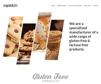 Sapidum.eu(Gluten Free Products) Screenshot