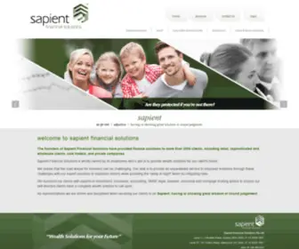 Sapientfinancial.com.au(Sapient Financial Solutions) Screenshot