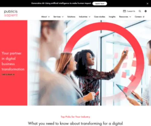 Sapientmphasize.com(Publicis Sapient) Screenshot