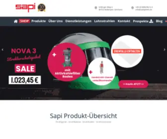 Sapigmbh.de(Sandstrahlgeräte) Screenshot