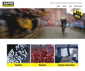 Sapim.be(Homepage) Screenshot