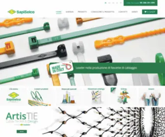 Sapiselco.com(Fascette di cablaggio) Screenshot
