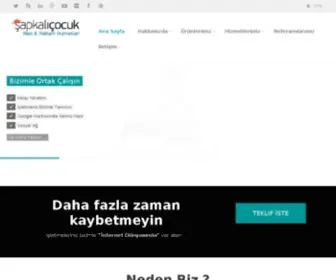 Sapkalicocuk.com(Şapkalı Çocuk Web & Reklam Hizmetleri) Screenshot