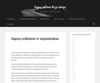 Sapnoreiksme.lt(Sapnų) Screenshot