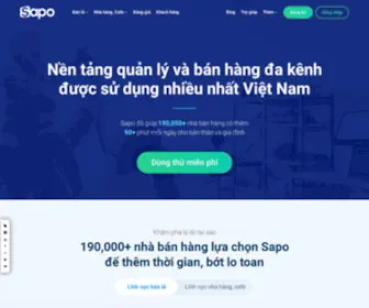 Sapo.vn(Nền tảng quản lý & bán hàng đa kênh tốt nhất cho bạn) Screenshot