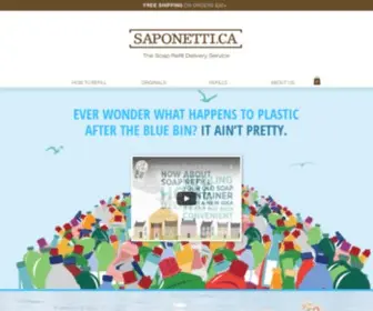 Saponetti.ca(Refillable soaps and detergents) Screenshot