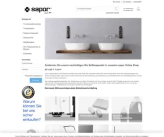 Sapor-Shop.de(Sapor GmbH) Screenshot