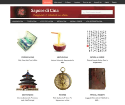 Saporedicina.com(Vivere e Viaggiare in Cina) Screenshot