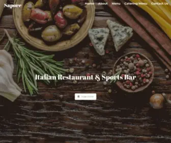 Saporelehighton.com(Fine Italian dining) Screenshot