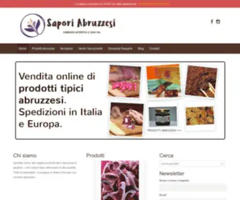 Saporiabruzzesi.com(Prodotti Tipici Abruzzesi) Screenshot