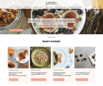 Saporie.com(Le eccellenze in cucina) Screenshot