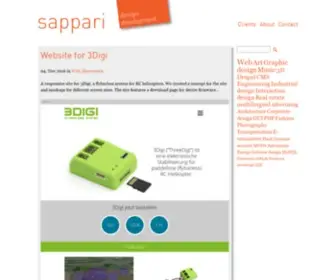 Sappari.com(Sappari design/development) Screenshot