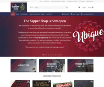 Sappershop.com(The place to buy all things Royal Engineers) Screenshot