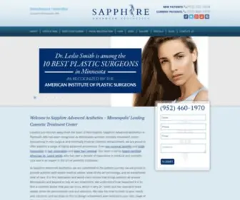 Sapphireadvancedaesthetics.com(Cosmetic Physician Minnesota) Screenshot