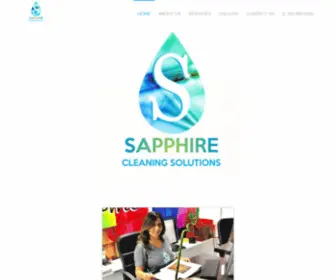 Sapphirecleaningsolutions.com(Top quality solutions for all your cleaning) Screenshot