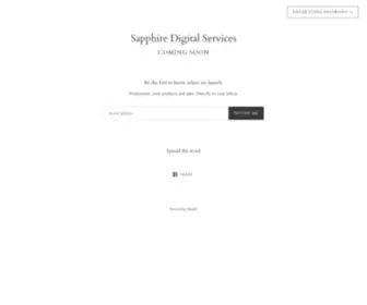 Sapphiredigitalservices.com(Sapphire Digital Services) Screenshot