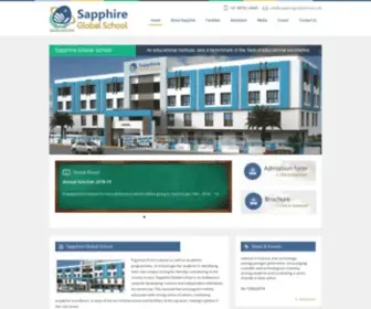 SapphireGlobalschool.com(Sapphire Global School) Screenshot