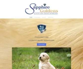 Sapphiregoldens.com(Sapphire Goldens) Screenshot