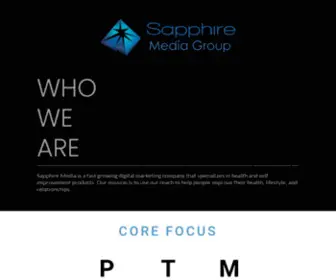 Sapphiremediallc.com(WHO WE ARE Sapphire Media) Screenshot