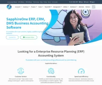 Sapphireone.com(The ERP) Screenshot